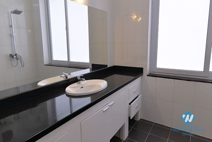 Nice villa for rent in Ciputra, Tay Ho, Hanoi, Unfurnished